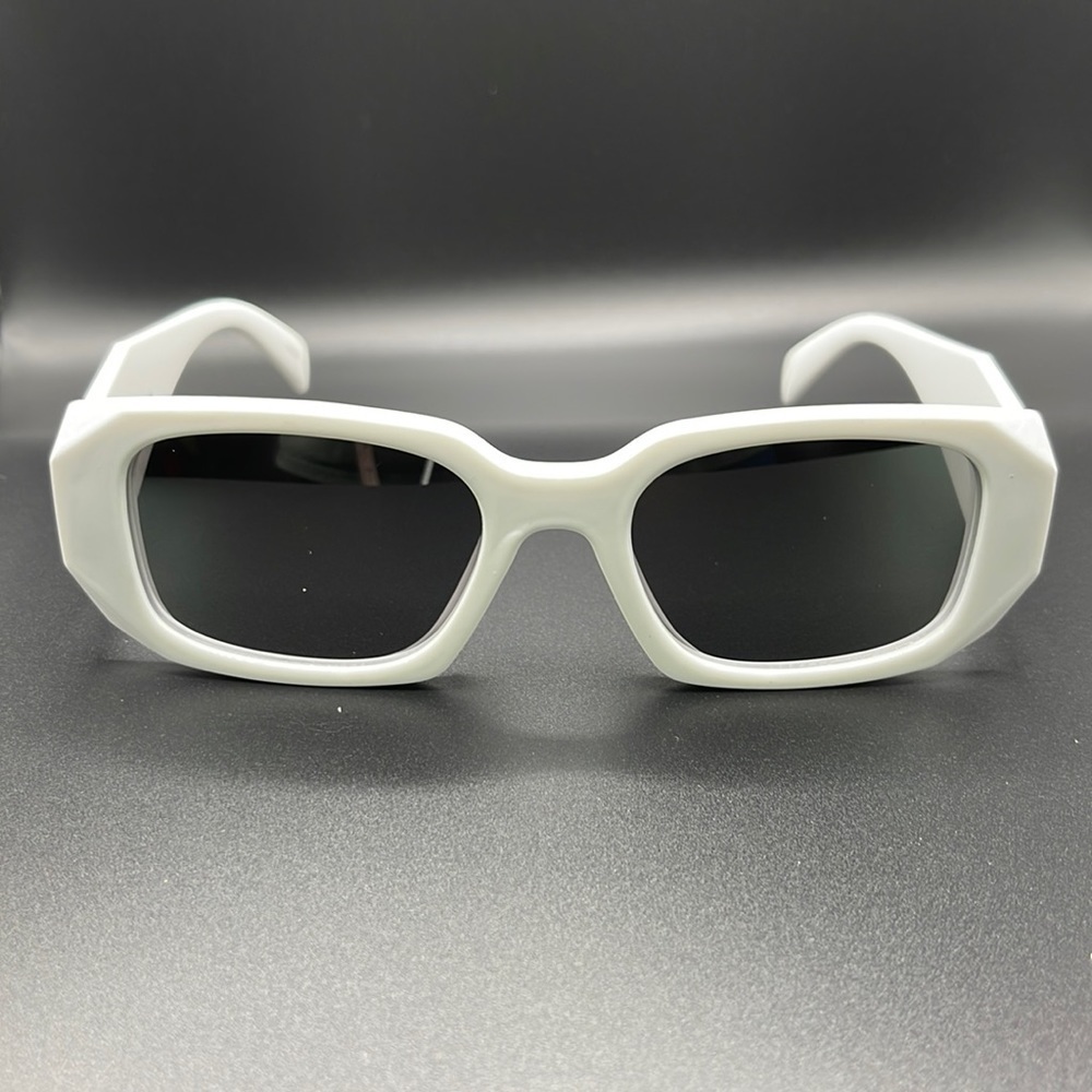 𝅺white Spexx Geometric Fashion Sunglasses